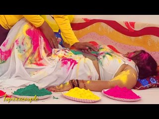 holi xxx fuck with widow bhabhi on festival